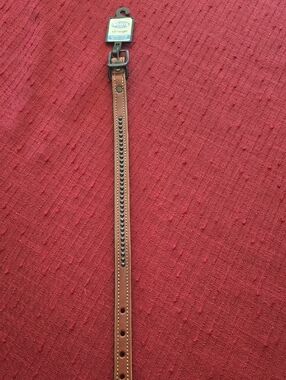 Weavers Leather Brown "Outlaw" 15" Dog Collar. NWT.